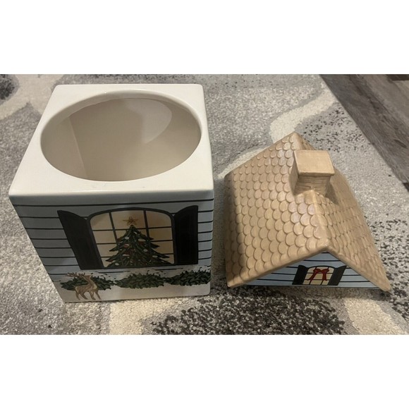 Grandin Road Christmas cookie jar - Picture 5 of 8